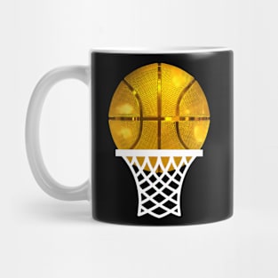 Gold Basketball Trophy MVP Award Cool Basketball Player Mug